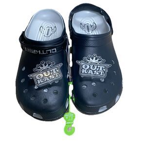 Crocs x Outkast Classic Clog Black Size M11 Limited Edition New Without Box